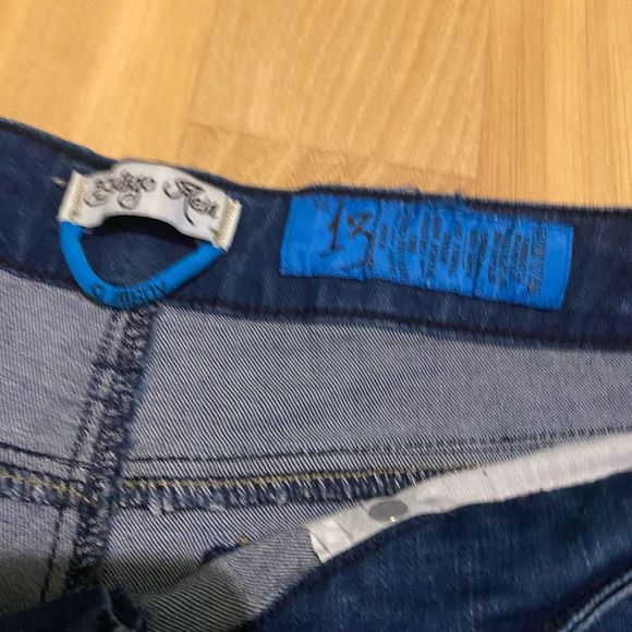 Indigo Rein Slimboy Distressed Jeans | 13 - Picture 2 of 4